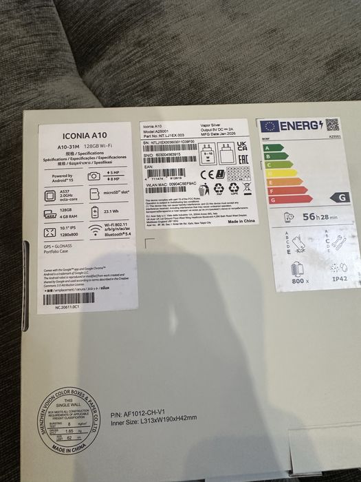Таблет ACER Iconia A10