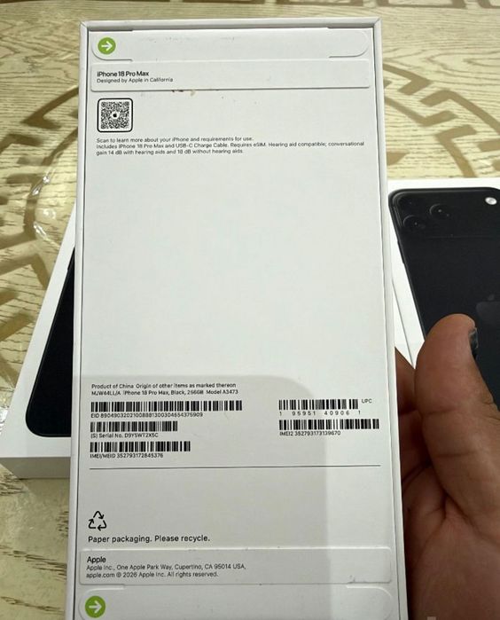 Apple 18 pro 256gb