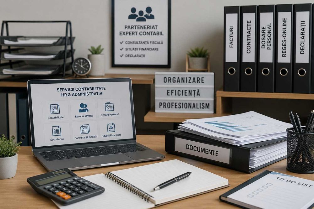 Servicii contabilitate, HR, dosare personal și secretariat pentru firme și PFA