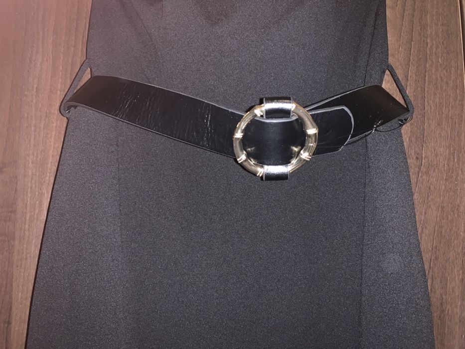 Елегантен дамски гащеризон черен дълъг размер S 36 River Island