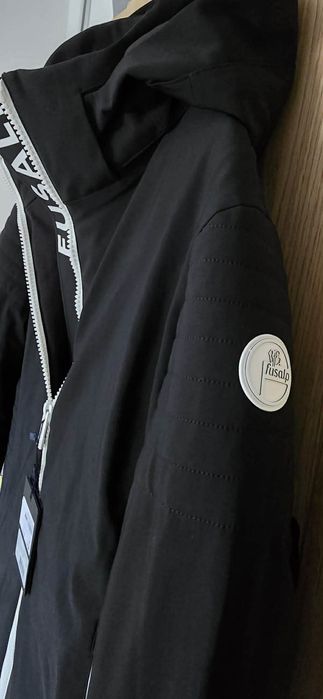 Fusalp Power III noir ski jacket featuring water-repellent stretch sof