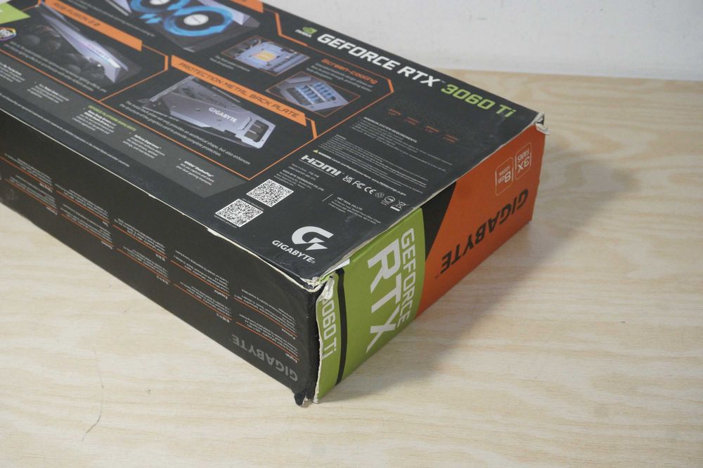 GPU RTX 3060 Ti 8GB Gigabyte Gaming OC Nvidia GeForce Видеокарта / Вкл.ДДС
