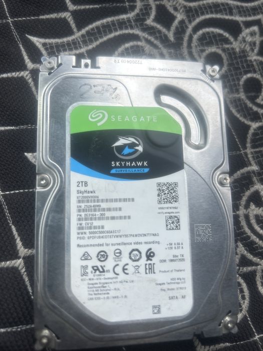 жёсткий диск SEAGATE SKYHAWK 2 tb
