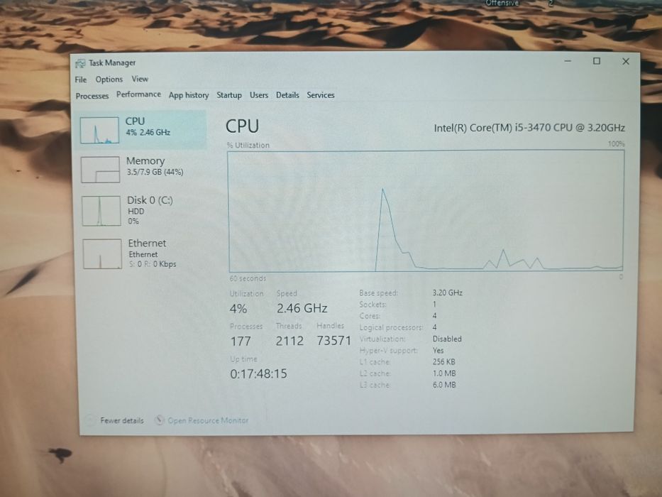 PC Desktop / Office/Lite Gaming - Windows instalat / Lipsa panou frontal/lateral