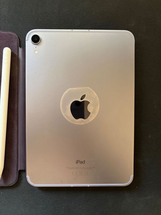 Apple iPad mini 6 8.3" (2021), Cellular 64 GB + Apple Pencil + Калъф