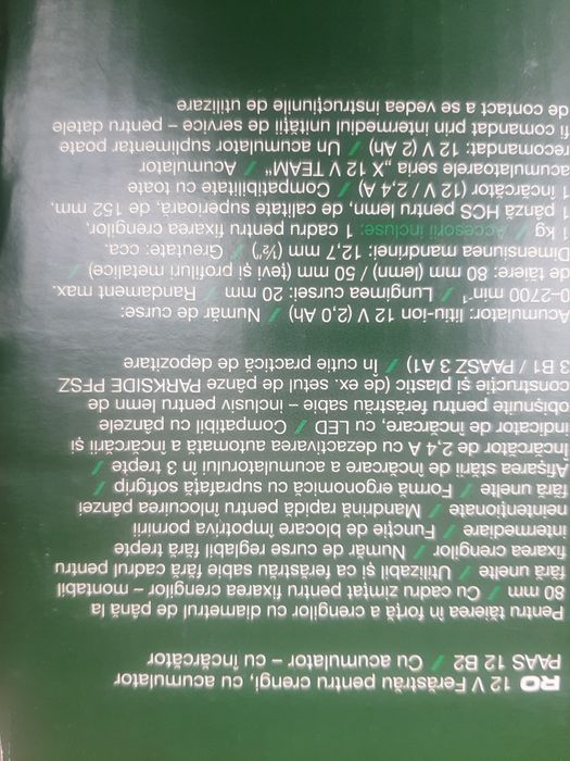 Ferăstrău pentru crengi Parkside 12 V