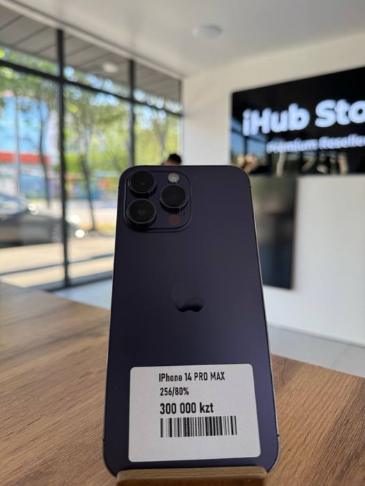 iPhone 14 Pro Max•256GB/80%Purple Айфон 14 Pro Max•256гб/80%Күлгін