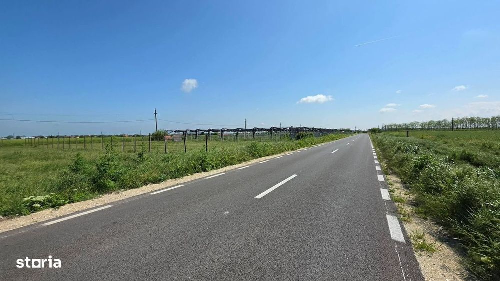 Teren extravilan 2000 mp – deschidere 44 ml la DN – Movilița