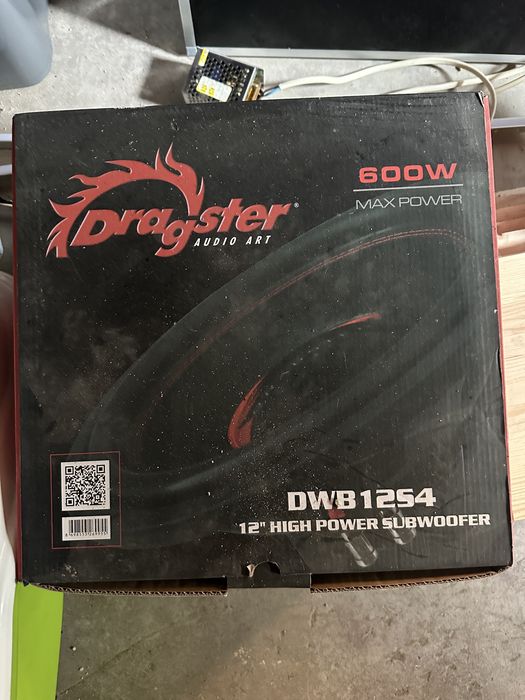Subwoofer Dragster DWB12S4 600W RMS 4OHM