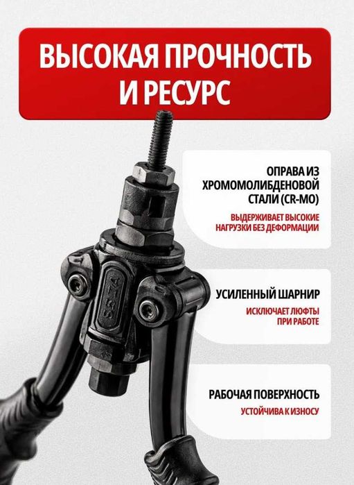 Заклепочник резьбовой - для резьбовых заклепок Gigant М3-М12 GHR-12