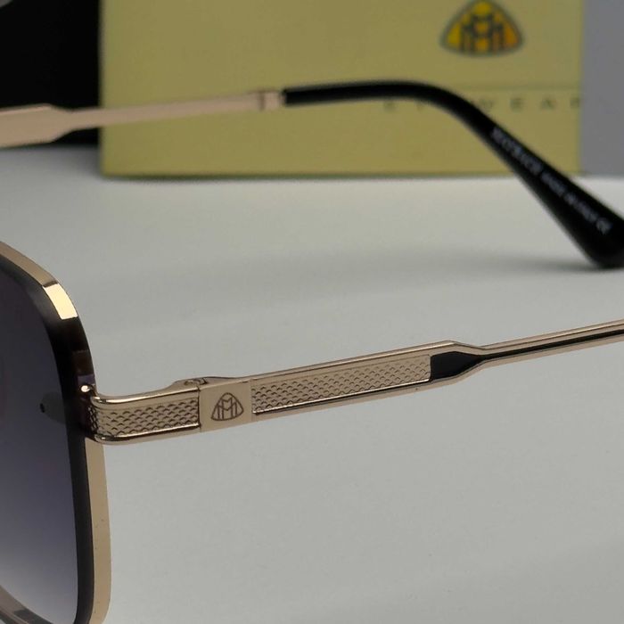 Слънчеви очила Premium Navigator Gold Brown UV400 CE Стилни Метални