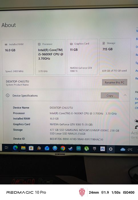 Ocazie PC gaming Asus rog gtx 1080 ti