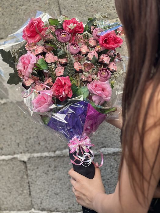 Букет с бонбони