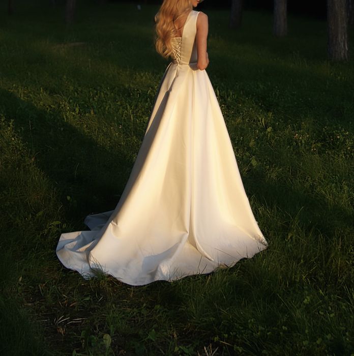 Rochie mireasă din tafta