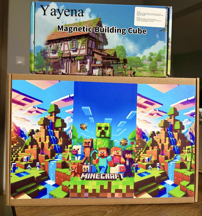 300/200/150/100/50/30 бр.магнитни кубчета Майнкрафт/ Maincraft