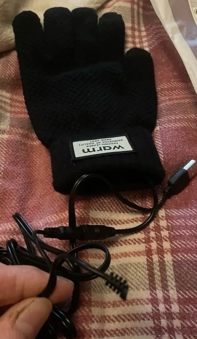 Manusi inteligente cu incalzire + baterie inclusa