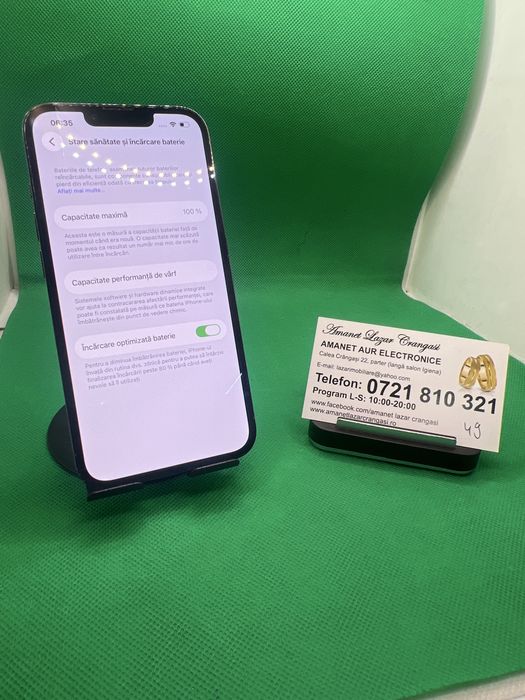 iPhone 13 Pro 256GB/100% •Amanet Lazar Crangasi•41632