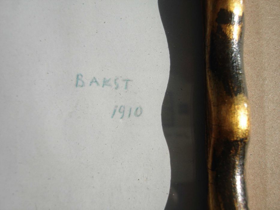 Хромолитография на Леон Бакст от 1920 те