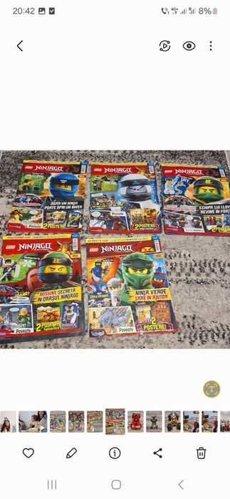 Reviste +seturi LEGO ninjago.