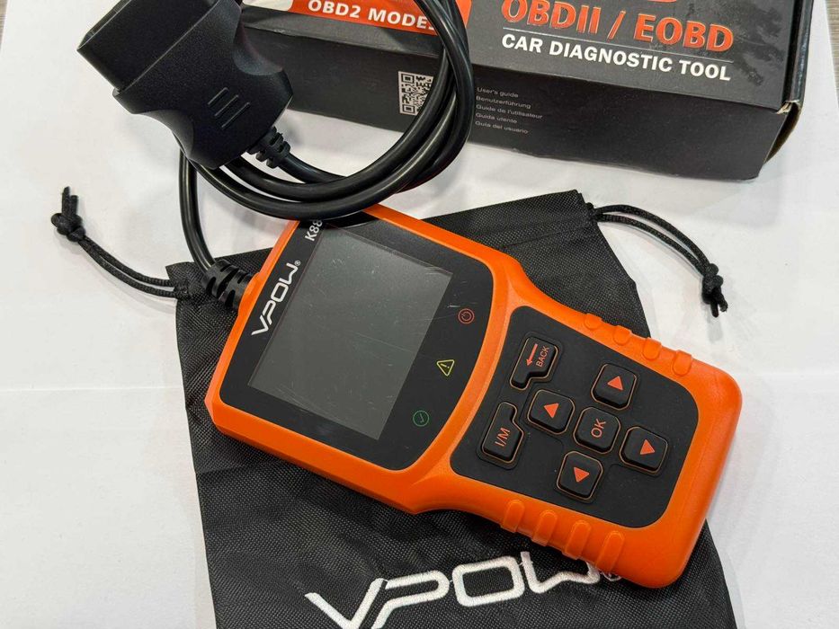 OBD2 скенер VPOW K88 – диагностика | Чисто нов | Пълен комплект