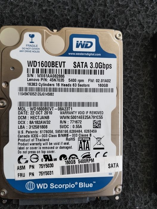 Hard diskuri pentru laptop