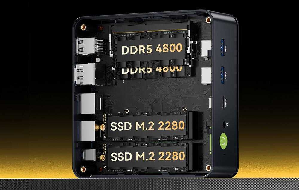 GMKtec NucBox M6 Ultra AMD Ryzen™ 5 7640HS MiniPC 16Gb RAM 1Tb SSD nou