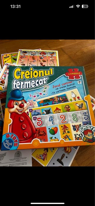 Vand joc Creionul fermecat, puzzle si joculete din lemn
