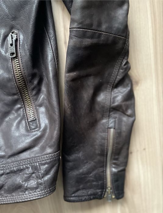 SUPERDRY RYAN Lth jacket/мъжко кожено(естествена) яке М/L