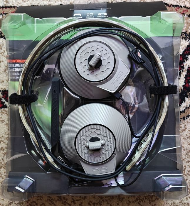Casti Gaming Plantronics RIG 500HX Xbox One, PC (noi, in cutie)
