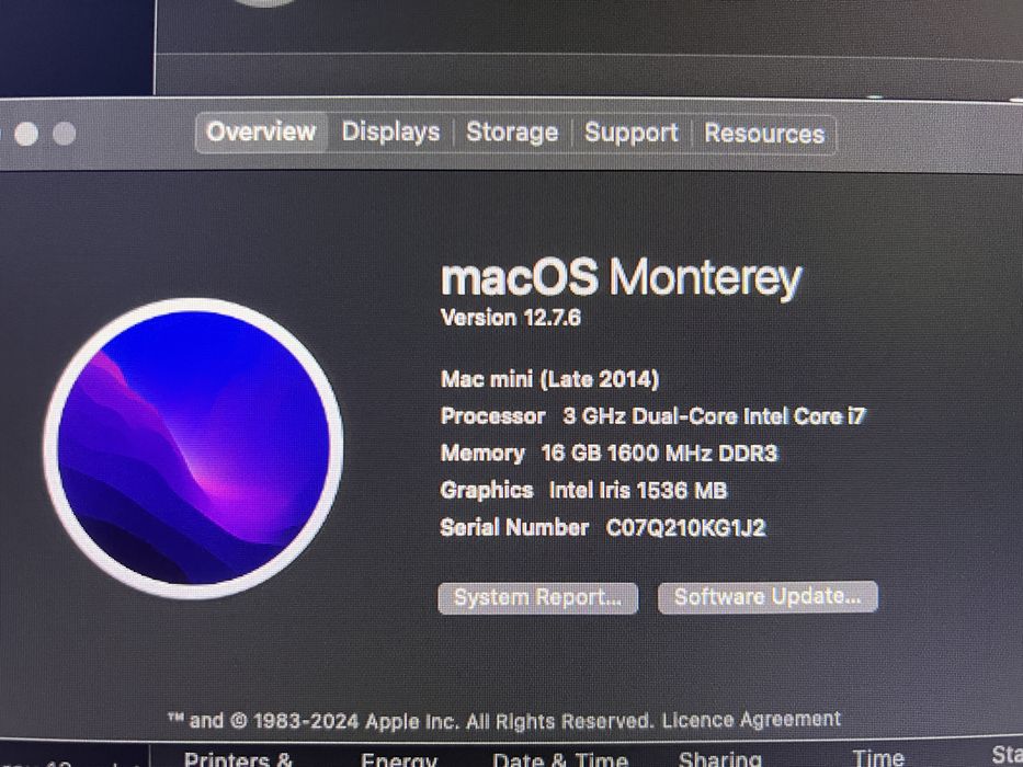 Mac mini late 2014 i7 16GB RAM
