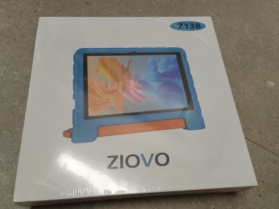 Tableta Copii Sigilata, Ziovo Z138 Roz, Wifi, 10 inch, 128GB+12GB Ram