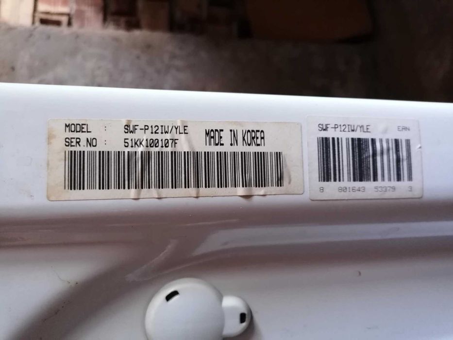 Пералня Samsung Модел: SWF-P12IW/YLE