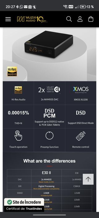 Dac Topping E30 ii BK