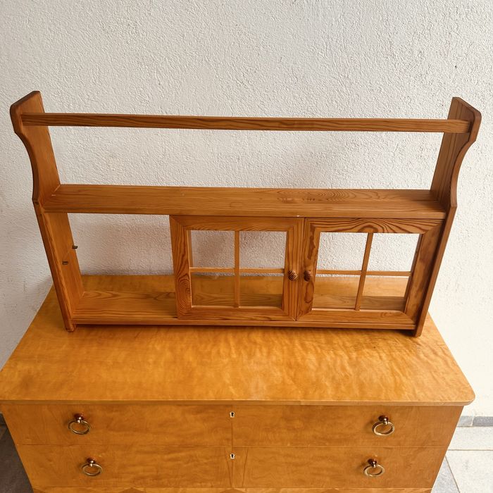 Стенна етажерка от масивно дърво — Scandinavian Rustic