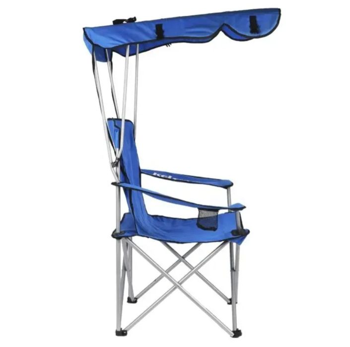 Scaun cu copertina pentru plaja camping pescuit 124x75x50 CM