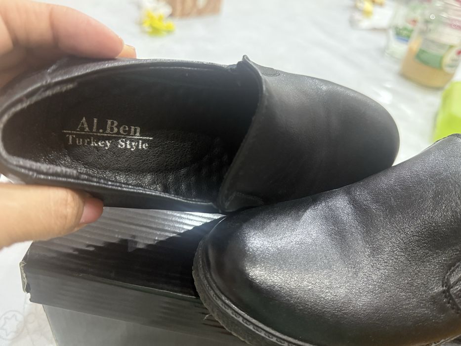 Кожаные туфли для мальчика