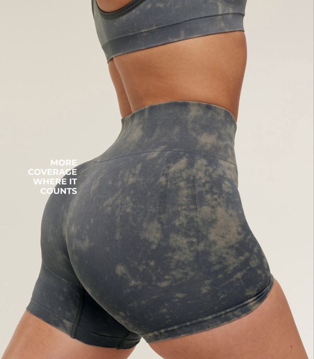 Colanti scurti Everyday Seamless Washed Grey