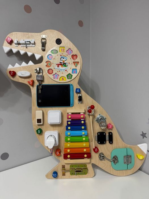 Бизиборд  Динозавр