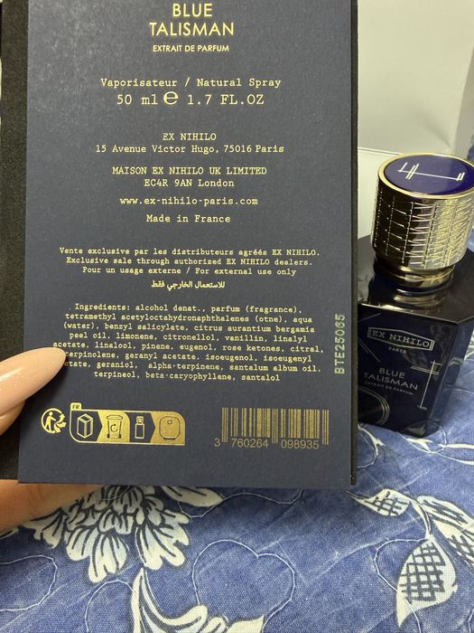 Ex Nihilo Blue Talisman Extrait de parfum