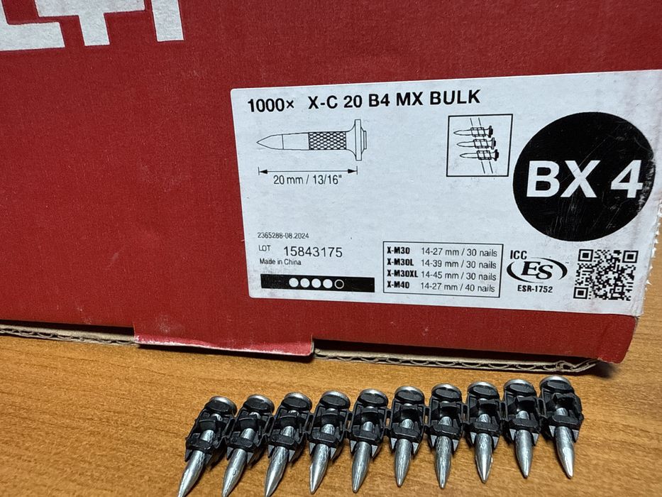 Cuie hilti bx4 originale 20,32,38,45 mm