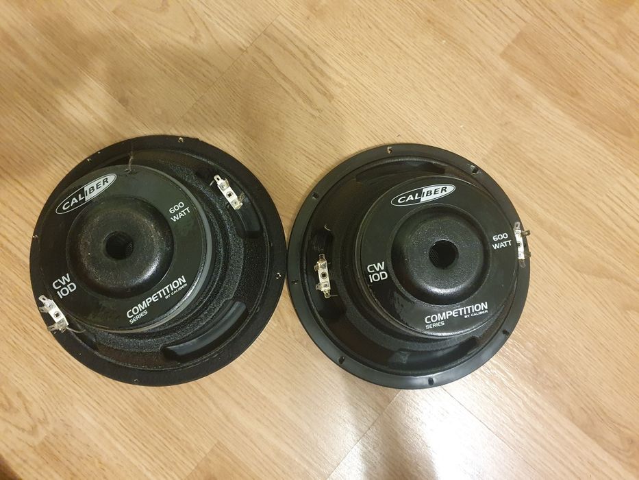Set difuzoare subwoofer 10" 600 w Caliber  Sw S10D 2 x 4 ohmi
