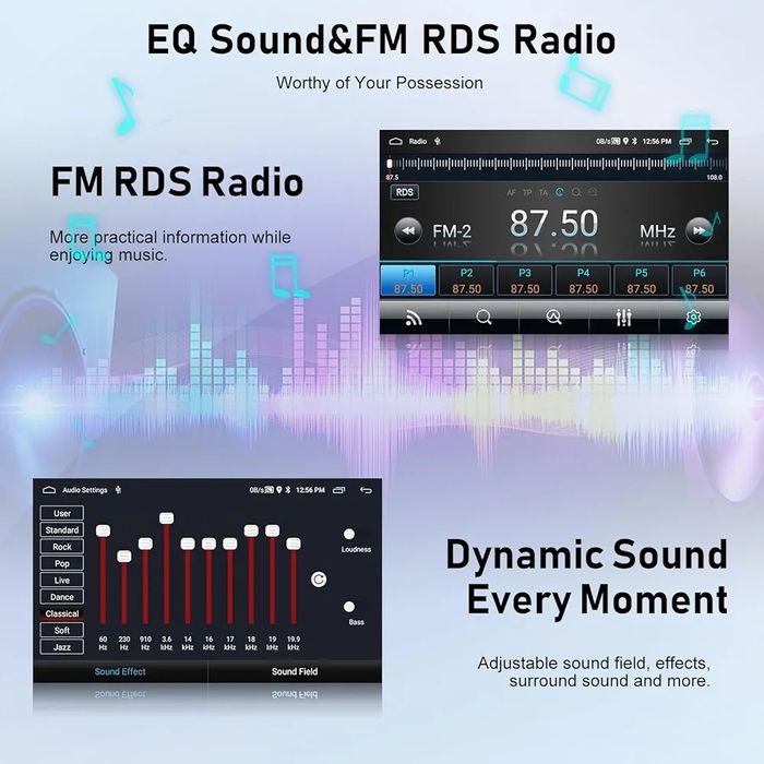 9" Мултимедия за Ford Transit / Tourneo Custom (2013-2017), Android 13