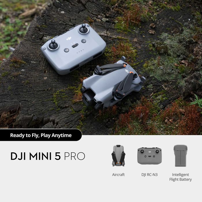 DJI Mini 5 Pro | Неразличим от нов | с 2 години гаранция и опция за DJI Care |