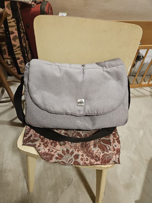 Бебешка количка 3 в 1 Cam Taski сива лятна зимна кош за кола