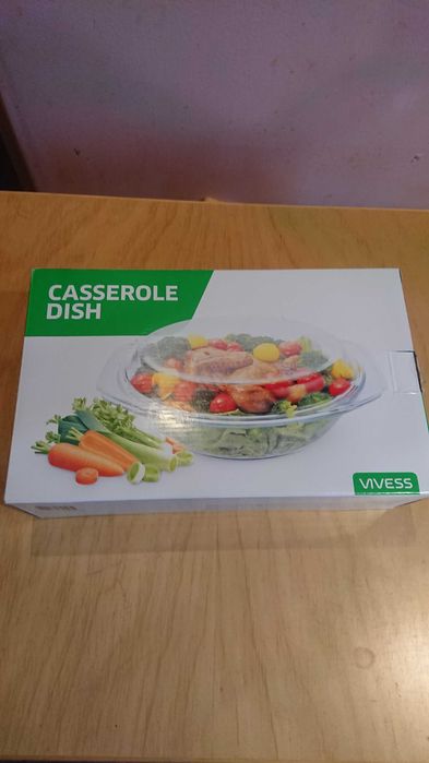 Vas termorezistent cu capac 33x21x14 Vivess