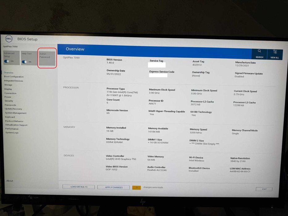 Mini PC Dell OptiPlex 7090 I5 gen11