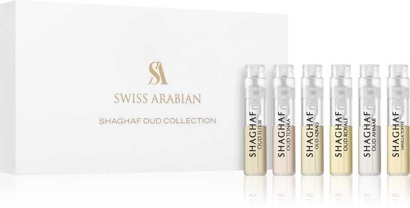 Мостри за парфюм Swiss Arabian. Shaghaf Oud Collection.