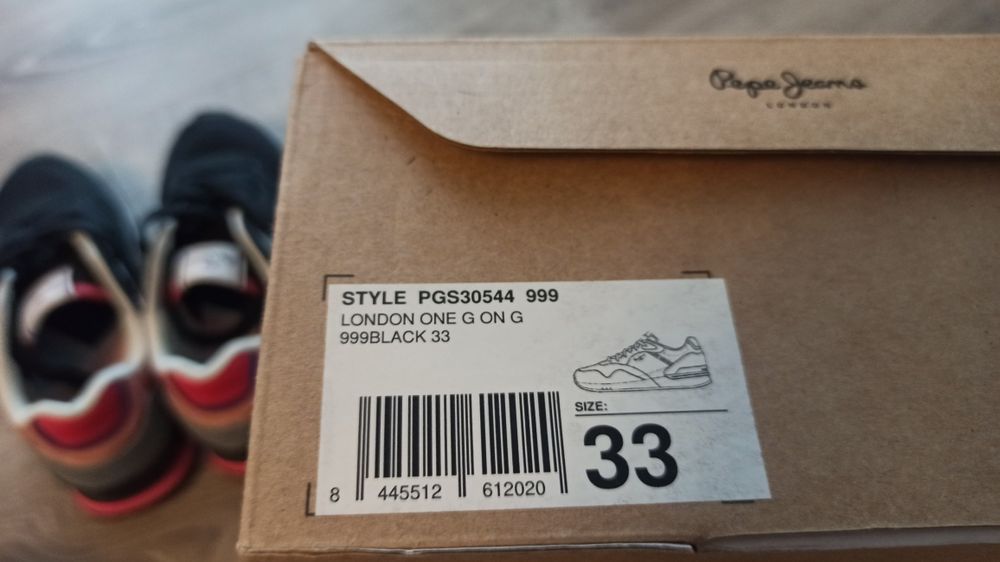 Pepe Jeans London - Pantofi sport cu insertii de plasa, 33 EU