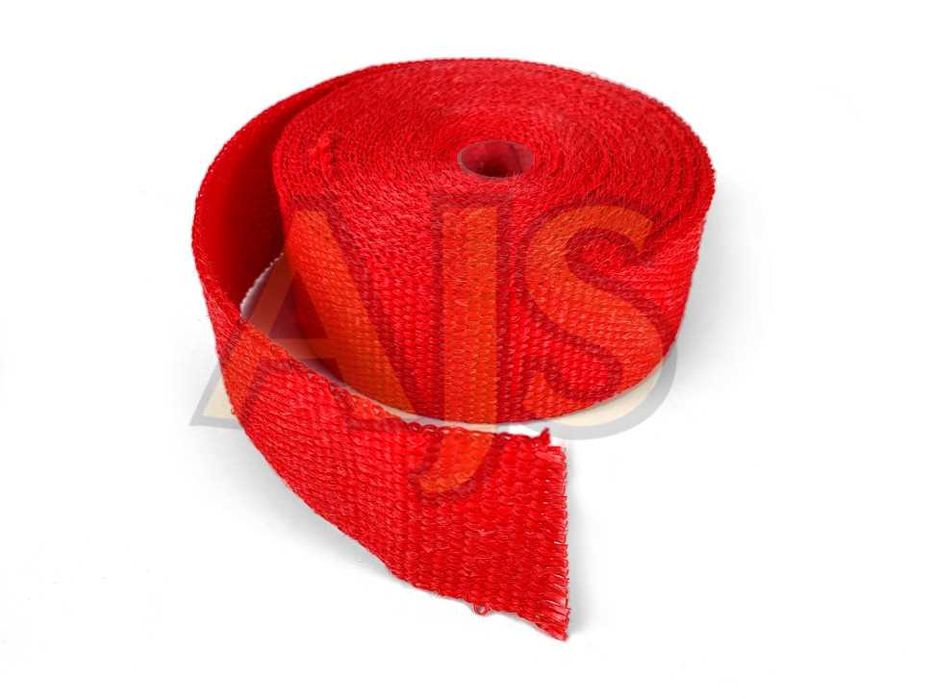 Термолента красная 800 градусов 50мм 10м