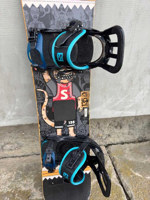 Placa snowboard Salomon JR 135cm+legaturi Salomon